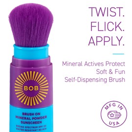 BOB KIDS Duo Pack SPF Sun Protection, Mineral Powder Sunscreen Broad Spectrum and SPF 30 and Broad Spectrum Kids Sun Protection Balm SPF 40