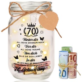 XM-mengpanwei LED Bottle Light Money Gifts Birthday 70th