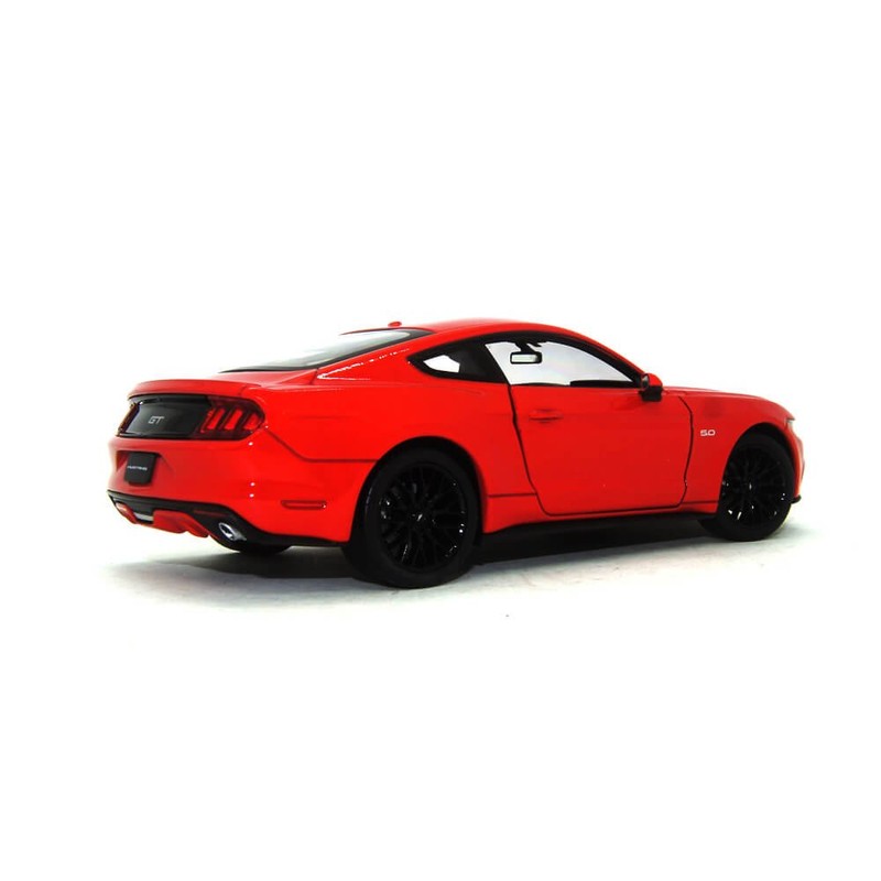 Welly Ford Mustang GT, rot 2015 Maßstab 1:24 - Metall