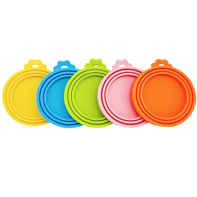 MYYZMY 7 Pcs Pet Can Covers, Food Can Lids, Universal