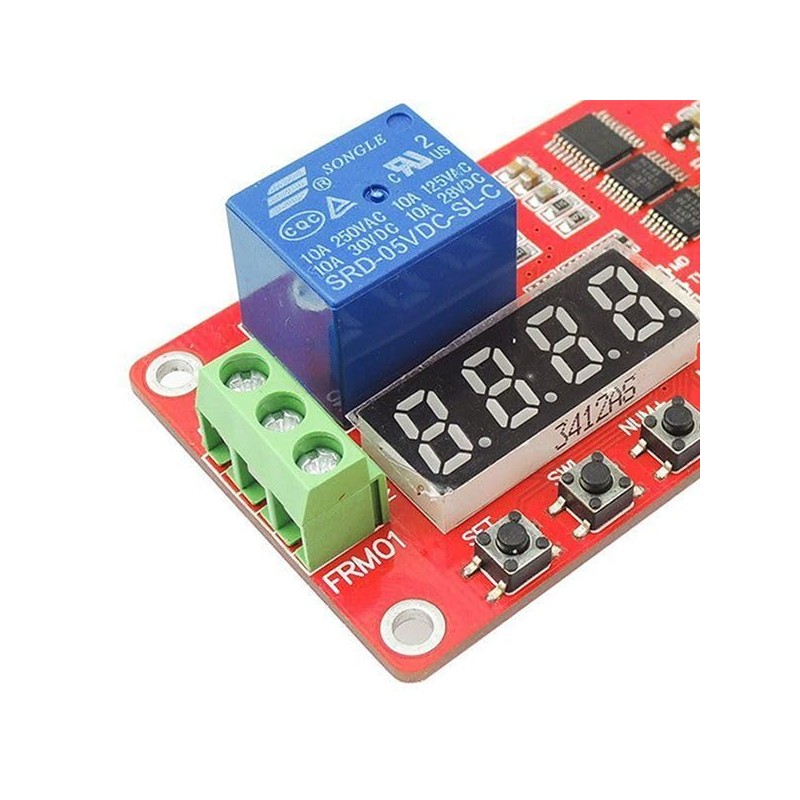 Multifunctional Self-Locking Cycle Timer, Adjustable Continuous Loop Relay Module, Automation