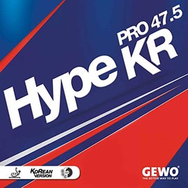 GEWO Hype KR Pro 47.5 Rubber 2.1 mm Black