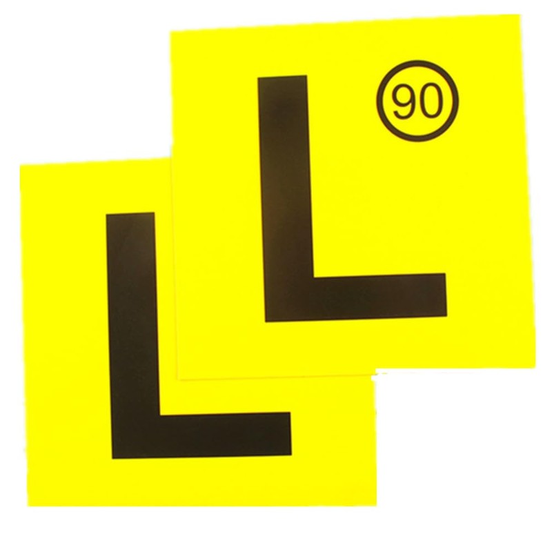 Magnetic Learner Driver Plates, 2 Pcs Magnetic License Plate L,