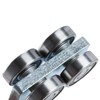 Fuperoo 4-Wheel Trolley Assembly Rollers.Strut Channel Rollers Trolley.for use with