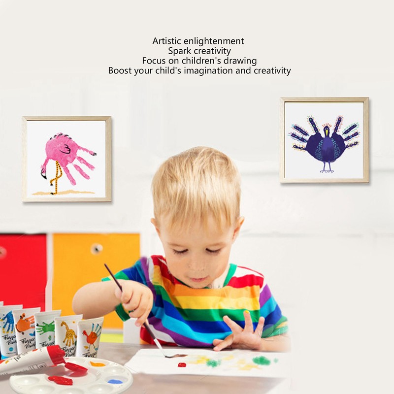 6pcs Finger Paint Safe Washable Eco Friendly Enlightenment Toy Finger