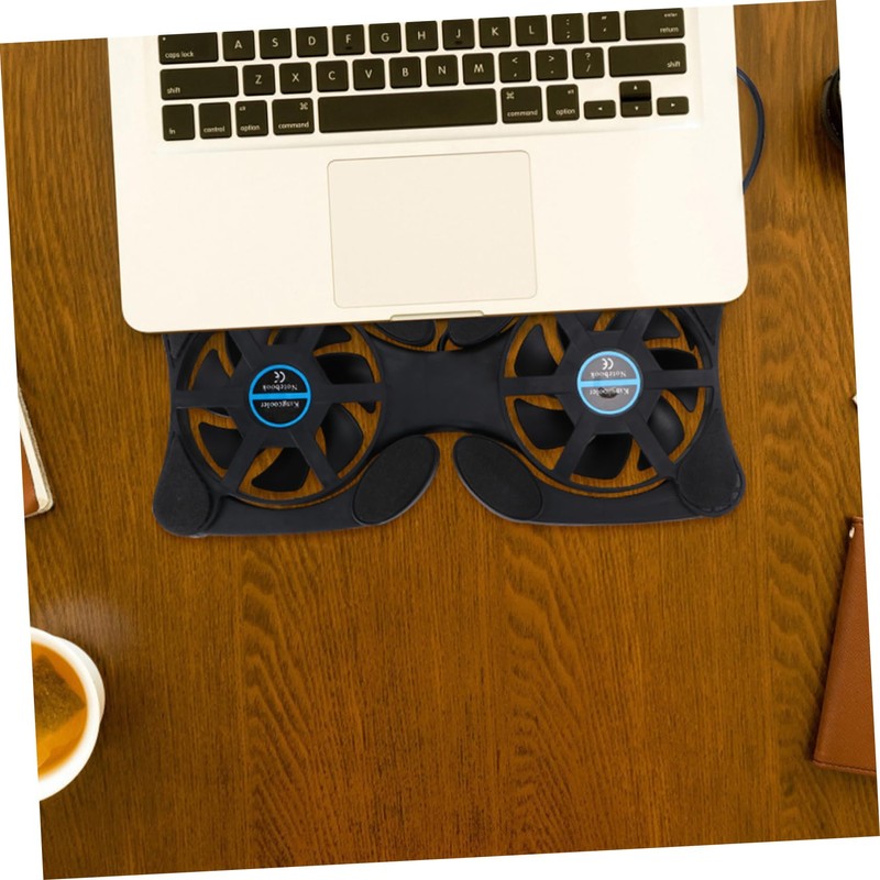 Gatuida Portable Notebook Cooling Pad 2 Fans Laptop Cooler Large