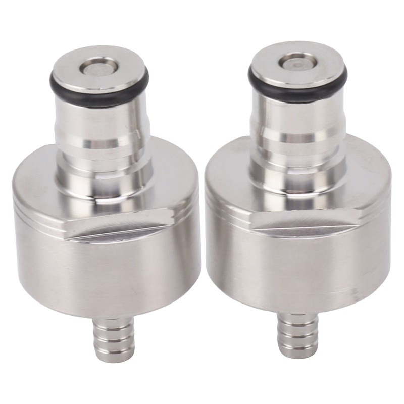 2PCS Stainless Steel Carbonation Cap Forced Carbonation PET Bottle Filling