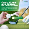 EZ Ball Stamp Golf Ball Stamp/Stamper - Ultra Quick Drying,