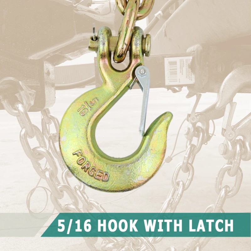 Boxer Tool 5/16" x 35" Grade 70 Trailer Safety Chains