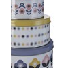 Premier Housewares Joni Storage Tins, Round, Set of 3,H9 x