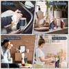 Outus 12 Pcs Boho Car Tissues Cylinder Holder with 3