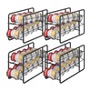MOOACE 4 Pack Can Dispenser Rack, Stackable Can Storage Organizer