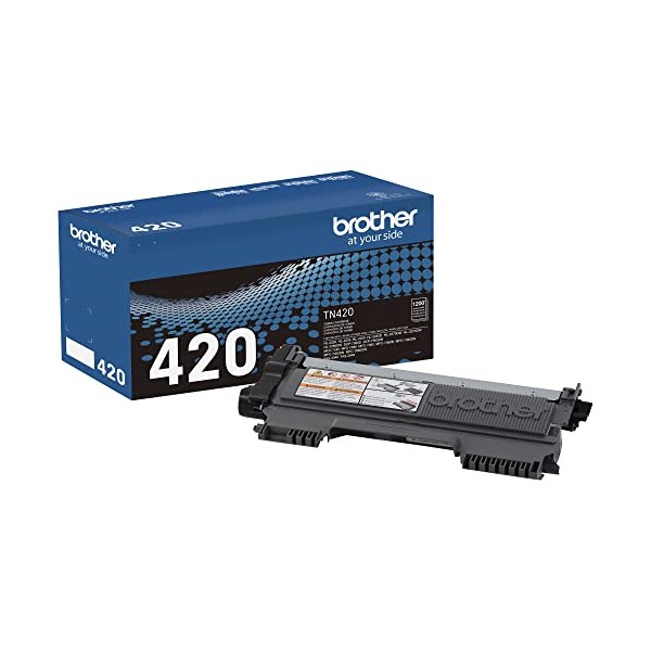 Brother TN-420 DCP-7060D IntelliFax-2840 2940 HL-2220 2230 2240 HL-2270 2275 MFC-7240 7360 7460 7860 Toner Cartridge (Black) in Retail Packaging
