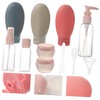 PACKOVE 11-Piece Travel Bottle Set Refillable Makeup and Lotion Containers
