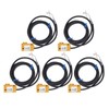 5PCS Inductive Proximity Switch 2 Lines Normally Open IP65 ABS