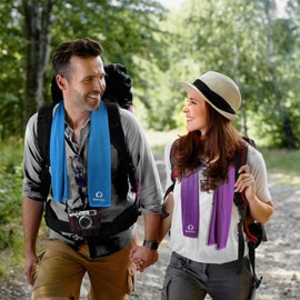 Sukeen Cooling Towel Gym Towel Men Women,2 Pack Towel Set(40"x 12"),Travel Towel Quick Dry Towel Camping Towel Sweat Towel Yoga Towel Sports Towel Ice Towel Small Towel Suitable for Outdoor Work