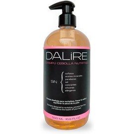 DALIRE Bio-Shampoo mit Zwiebeln gegen Haarausfall, ohne Sulfate und Parabene, 500 ml, XL, extra Schaum, Haarwachstum für Damen und Herren, erhöht das Volumen von dünnem Haar, ohne Silikone