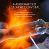 Final Touch 100% Lead-free Crystal Champagne Flutes Glasses Made with