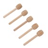 50pcs Honey Dipper Wooden Multipurpose Mini Honey Stirrer Stick for