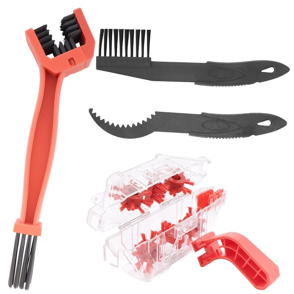 TWZKXC 4 Pcs Bike Chain Cleaner Kit, Chain Scrubber Clean