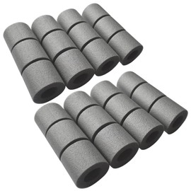 Curtain Spacers for Eyelet Curtains, 24 Pcs Black Curtain Separators, Spacers for Smooth Curtains Movement, Ideal for Home, Office and Hotel Use