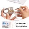 5 Pcs Lock Picking Set Practical Lock Picking Tool Kit