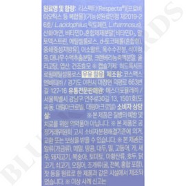 Esther Formula Dr. Esther Yeo Esther Respecta Vaginal Lactobacillus 350mg x 30 capsules, 1 month supply / 닥터에스더 여에스더 리스펙타 질 유산균 350mg x 30캡슐 1개월분