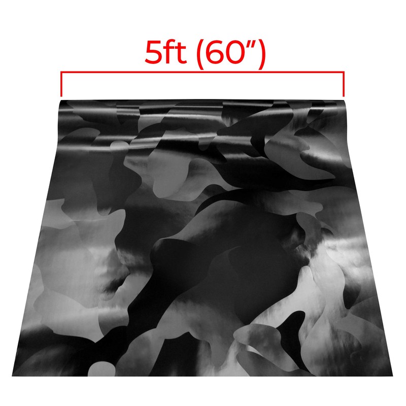 VViViD+ 2020 Edition Black Stealth Large Sized Pattern Camouflage Vinyl