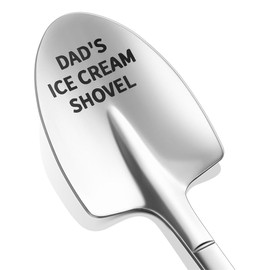 HUINF Stainless Steel Ice Cream Shovel - Dad's Gift for Father's Day, Christmas, or Any Occasion - Silver, 1 Count