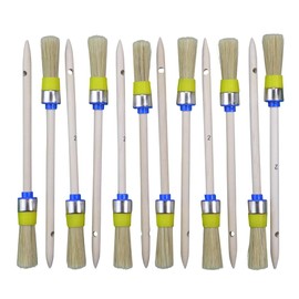 ROTIX -93621 | Pack of 12 Ring Brush Diameter 20 mm Size 2 | Round Paint Brush | Light Bristles