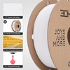 3DHoJor Matte PLA 3D Printing Filament Milky White,2KG