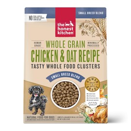 The Honest Kitchen Whole Food Clusters Small Breed Whole Grain Chicken Dry Dog Food, 4 lb Bag