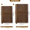 Jack&Chris Leather Bible Cover, Leather Book Cover for Men and