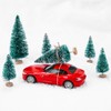 MELLIEX 60 PCS Miniature Artificial Christmas Tree Tabletop Snow Frosted
