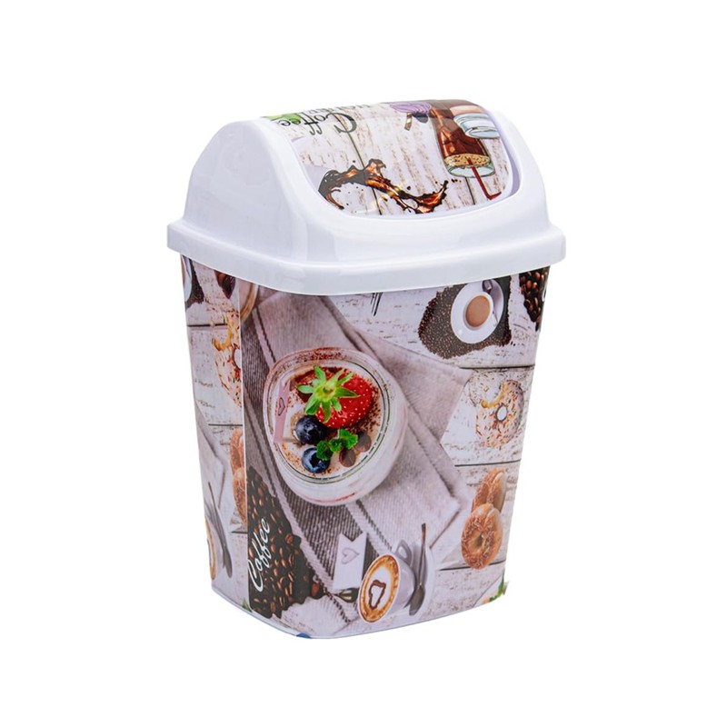 Healthy Living Direct Mini Printed Dustbin