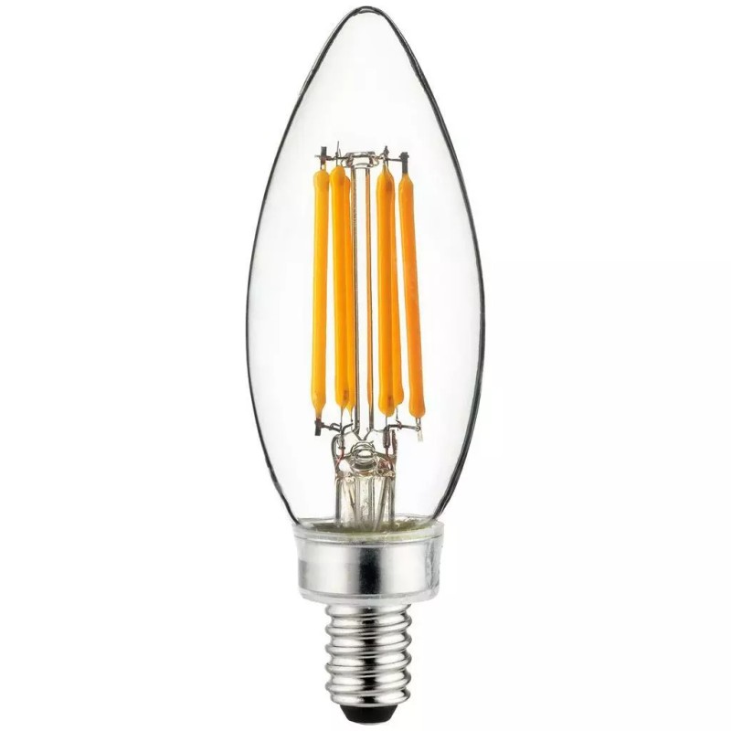ECO 6 Bulb, 4W,E12 LED, Daylight 5000K, Chandelier Light Bulb,