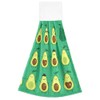 DIGTIA Summer Avocado Green Kitchen Hand Towels 2 Pack Funny