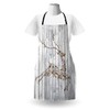 ABAKUHAUS Deer Apron, Xmas Animal Rustic, Unisex Kitchen Bib Apron