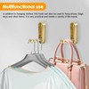 Kinberry Folding Wall Mount Hooks -Heavy Duty Coat Hooks for