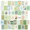 Haoran 50PCS Sage Green Danish Pastel Collage Kit, 4x 6'