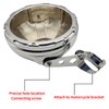 HARPUOU 7 Inch Chrome LED Headlight Housing Bucket with Lamp