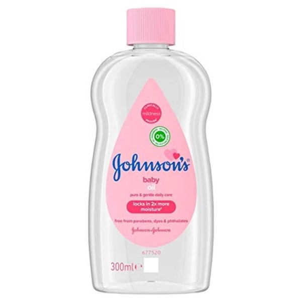 Johnson's Baby Oil, 300ml, White