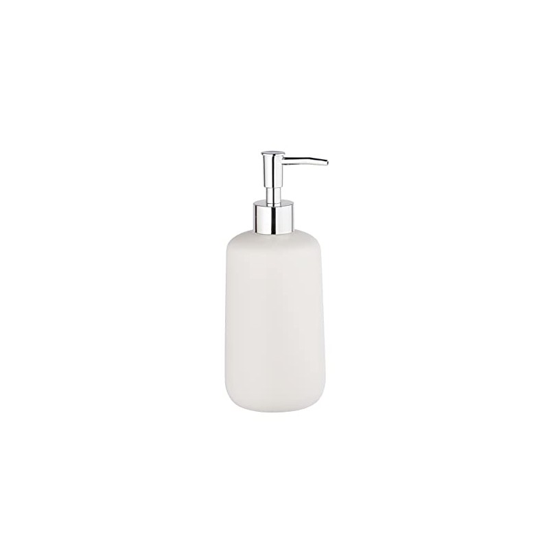 Wenko all_Star Dispenser di Sapone Olinda, Bianco, Accessorio da Bagno