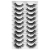 False Eyelashes Faux Mink Lashes Russian Strip Lashes DD Curl