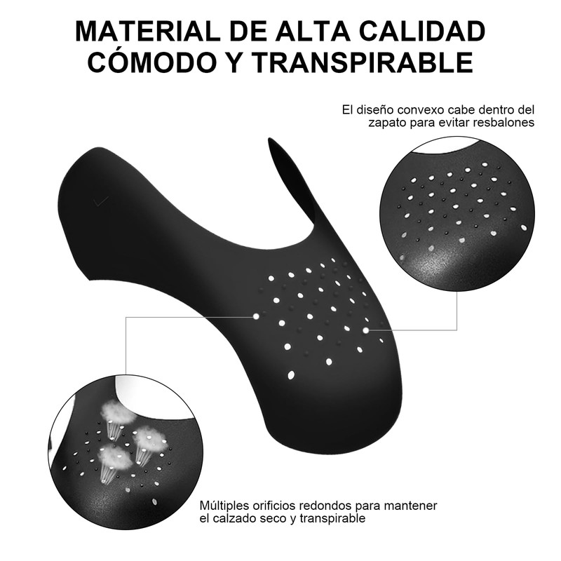 10 Pares Protectores de Pliegues, SHANDABULIU Protector de Tenis para