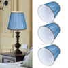 3PCS Cloth Lamp Shade E14 ClipOn Lampshade for Candle Chandelier