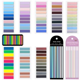 Simpeak 2220 Piezas Índice Adhesivas Pestañas, Notas Destacadas Autoadhesivas Etiquetas Grabables, Coloridos Llamadas de índice Pestañas para Clasificación Archivos Anotar Libros