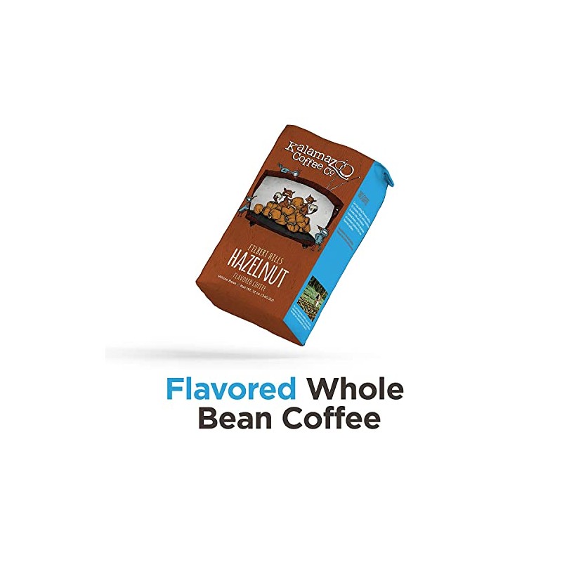 KALAMAZOO COFFEE COMPANY Hazlenut Whole Bean Coffee - Filbert Hills