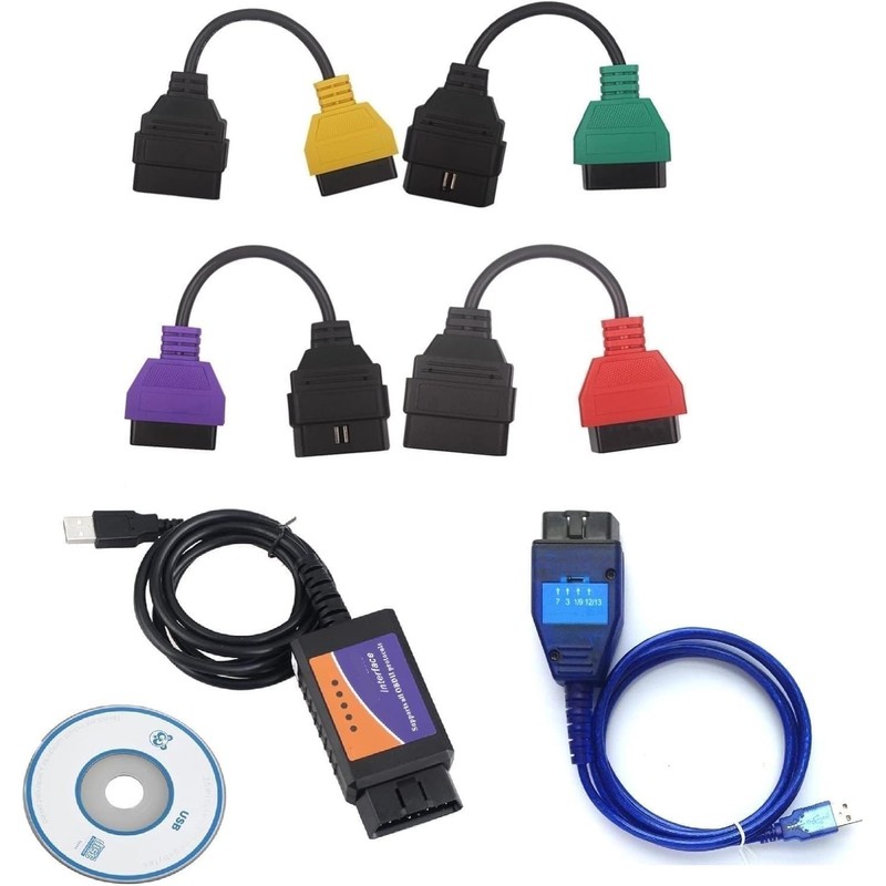 Alchiauto Multi ECU multiecus ecuscan for Italian CAN327 complete fi-at