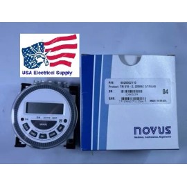 NOVUS 8828002110  TM 619-2 Weekly Timer 240 Vac w/ DIN rail adaptor